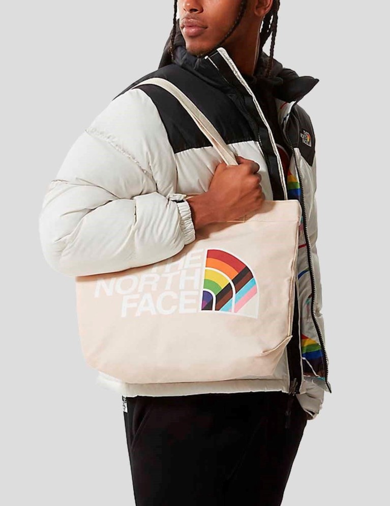 Vários THE NORTH FACE pride tote tnf white half dome pride print